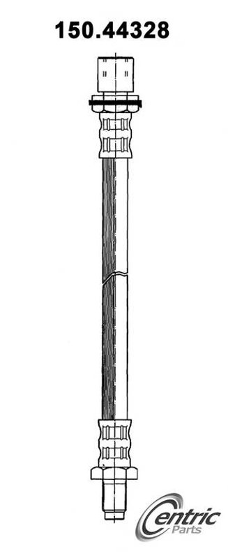 Centric 150.44328 Brake Hydraulic Hose - Rear