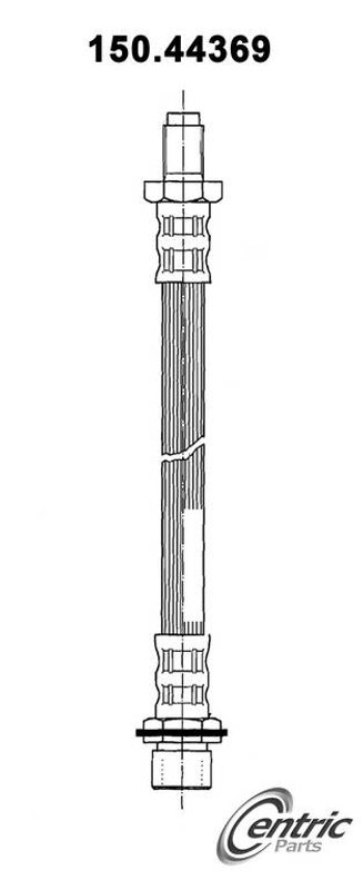 Centric 150.44369 Brake Hydraulic Hose - Rear