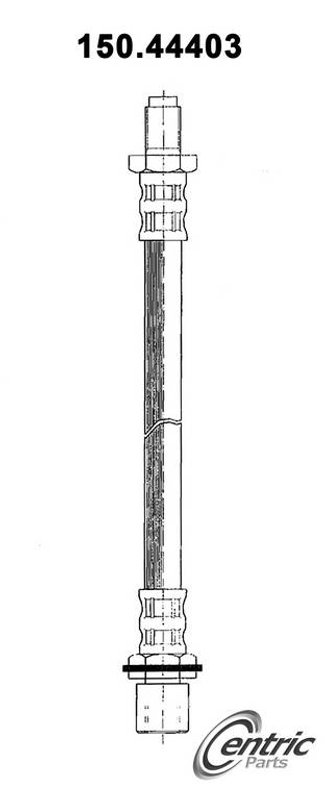 Centric 150.44403 Brake Hydraulic Hose - Rear