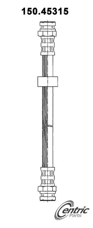 Centric 150.45315 Brake Hydraulic Hose - Rear