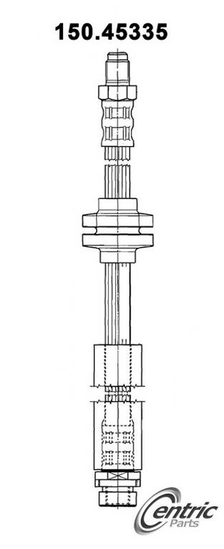 Centric 150.45335 Brake Hydraulic Hose - Rear