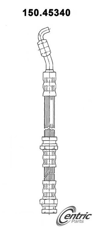 Centric 150.45340 Brake Hydraulic Hose - Rear
