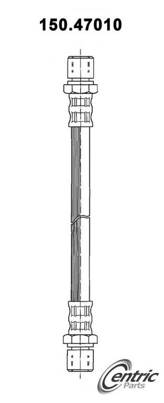Centric 150.47010 Brake Hydraulic Hose - Front Upper or Rear
