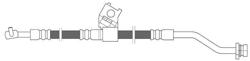 Centric 150.51098 Brake Hydraulic Hose - Front Left