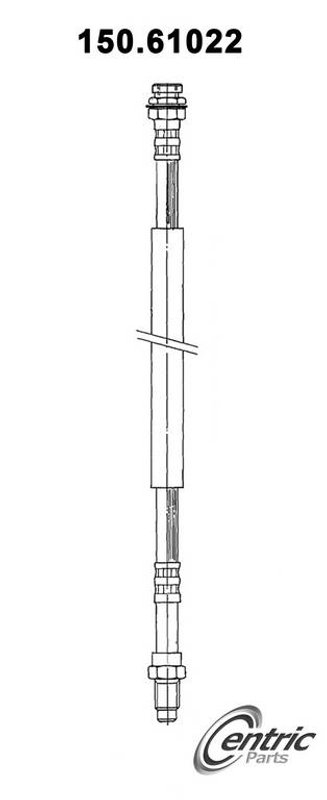 Centric 150.61022 Brake Hydraulic Hose - Front