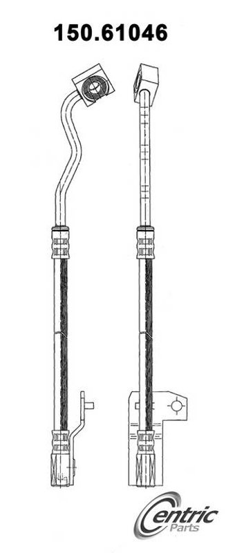 Centric 150.61046 Brake Hydraulic Hose - Front Right