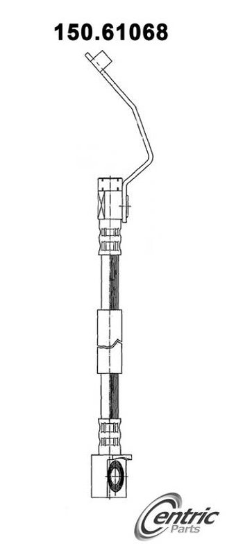 Centric 150.61068 Brake Hydraulic Hose - Front Left