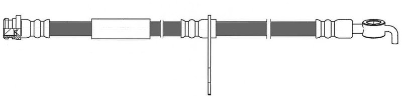 Centric 150.61136 Brake Hydraulic Hose - Front Left