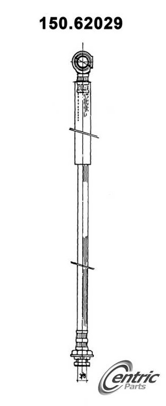 Centric 150.62029 Brake Hydraulic Hose - Front