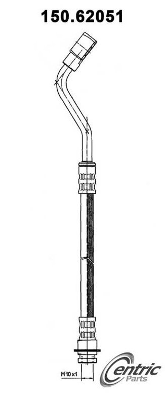 Centric 150.62051 Brake Hydraulic Hose - Front Left