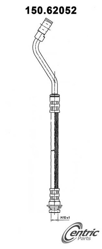 Centric 150.62052 Brake Hydraulic Hose - Front Right