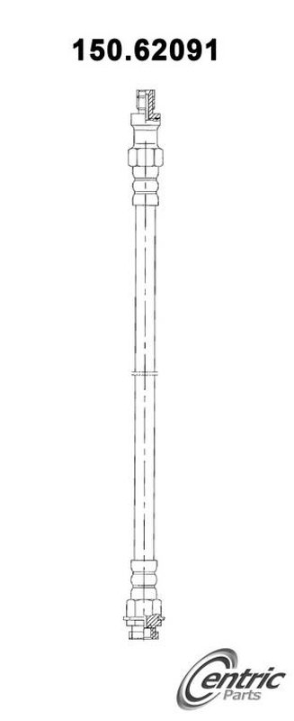Centric 150.62091 Brake Hydraulic Hose - Front
