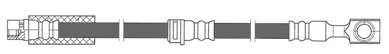 Centric 150.62169 Brake Hydraulic Hose - Front Lower