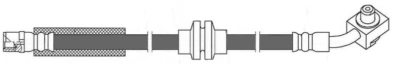 Centric 150.62186 Brake Hydraulic Hose - Front Left