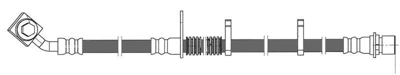 Centric 150.62187 Brake Hydraulic Hose - Front Right