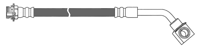 Centric 150.62392 Brake Hydraulic Hose - Rear Left