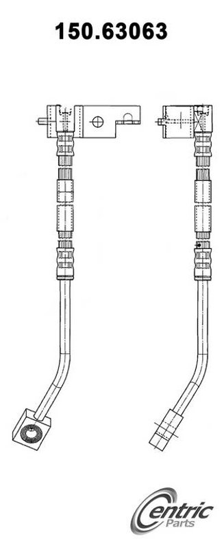 Centric 150.63063 Brake Hydraulic Hose - Front Right