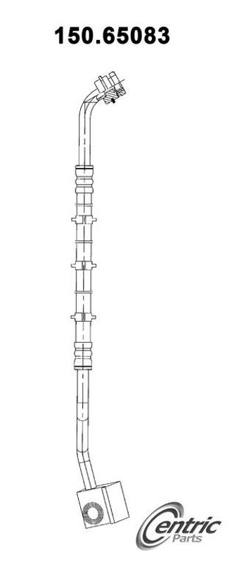 Centric 150.65083 Brake Hydraulic Hose - Front Right