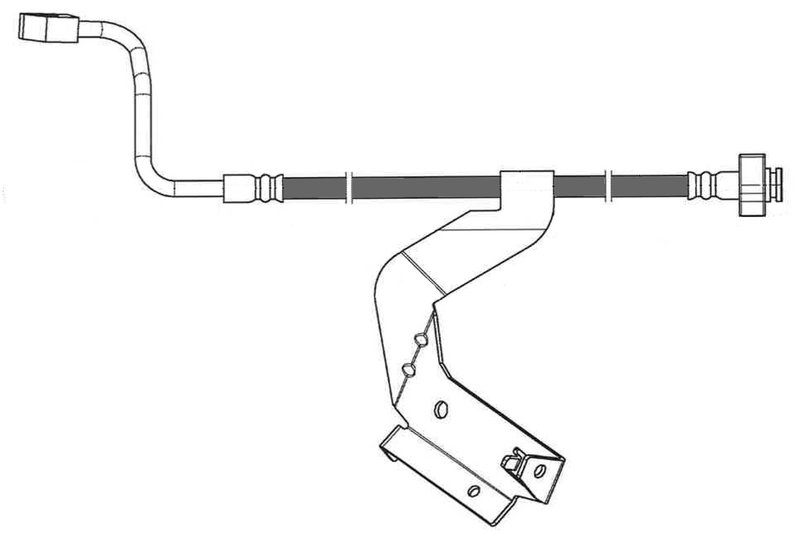 Centric 150.65216 Brake Hydraulic Hose - Front Left