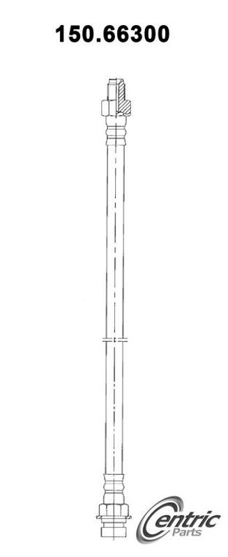 Centric 150.66300 Brake Hydraulic Hose - Rear