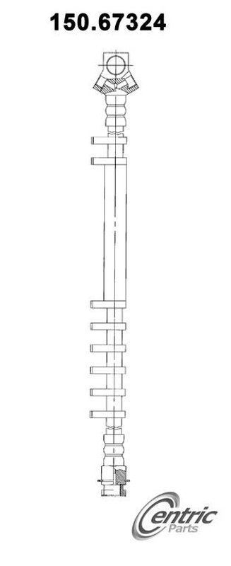 Centric 150.67324 Brake Hydraulic Hose - Rear