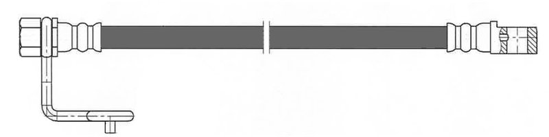 Centric 150.67414 Brake Hydraulic Hose - Rear Left Lower