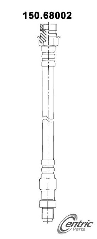 Centric 150.68002 Brake Hydraulic Hose - Rear