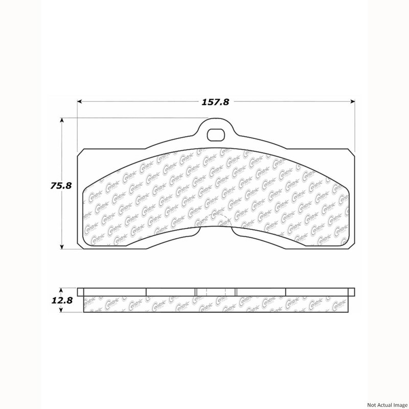 Centric 300.00080 Disc Brake Pad Set - Front or Rear
