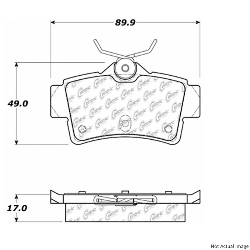 Centric 300.06270 Disc Brake Pad Set - Rear