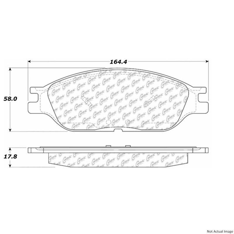 Centric 300.08030 Disc Brake Pad Set - Front