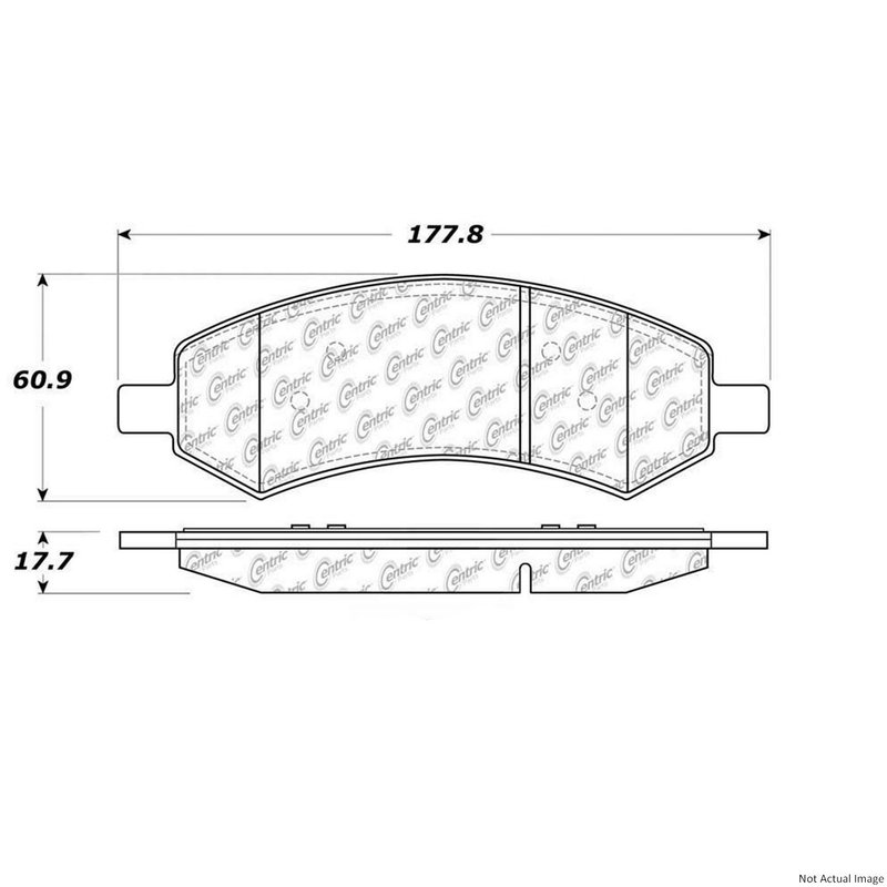 Centric 300.10840 Disc Brake Pad Set - Front