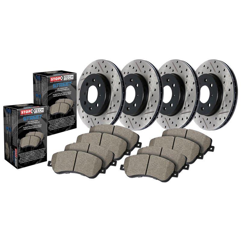 Stoptech 935.42001 Disc Brake Upgrade Kit - Front and Rear