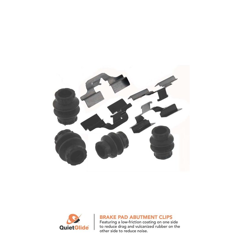 Carlson 13516Q Disc Brake Hardware Kit - Rear
