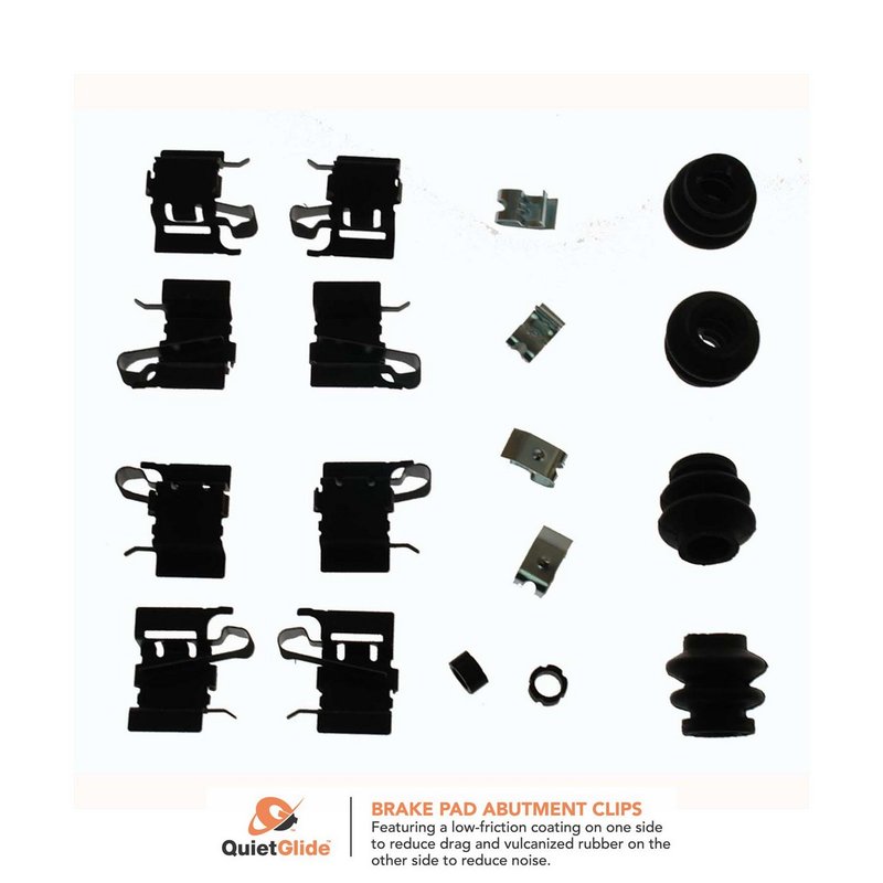 Carlson 13571Q Disc Brake Hardware Kit - Rear