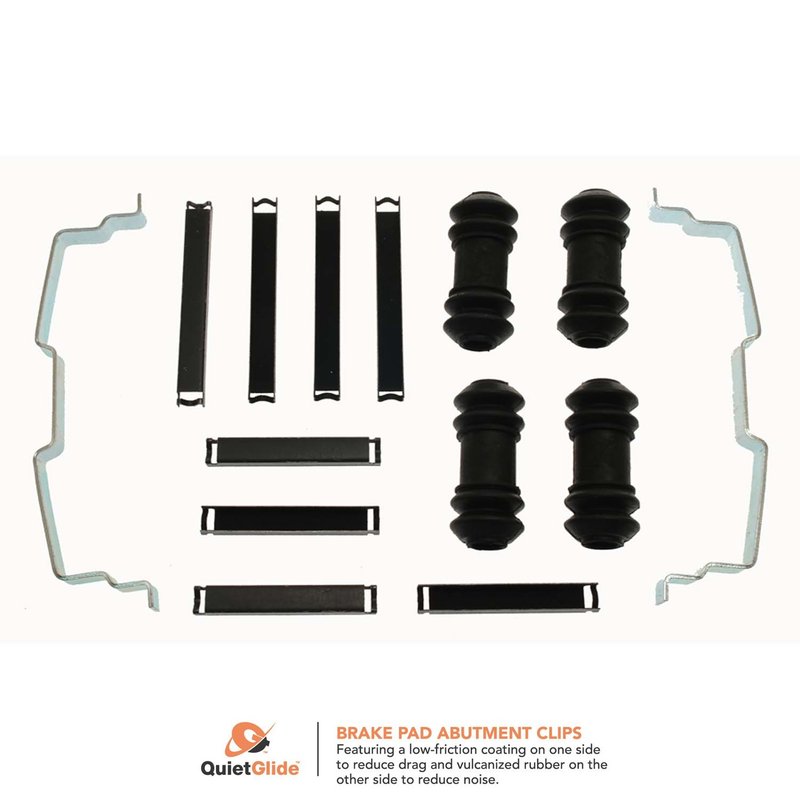 Carlson H5812Q Disc Brake Hardware Kit - Rear