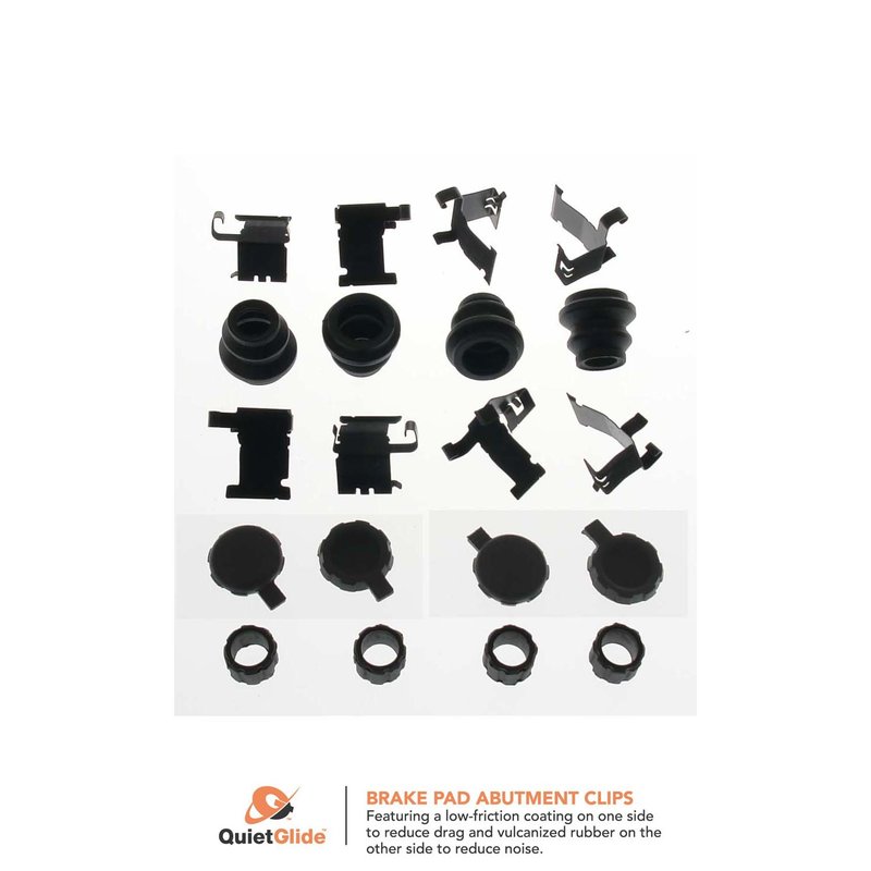 Carlson H5819Q Disc Brake Hardware Kit - Rear