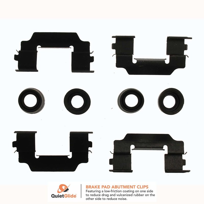 Carlson H5824Q Disc Brake Hardware Kit - Rear