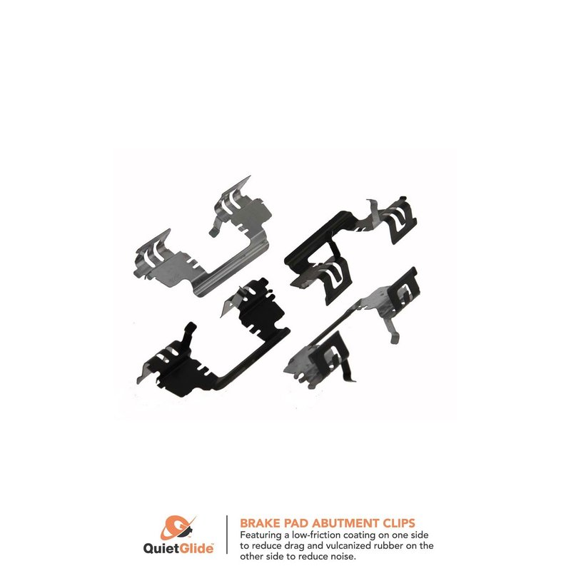 Carlson P1056 Disc Brake Caliper Abutment Service Kit - Front