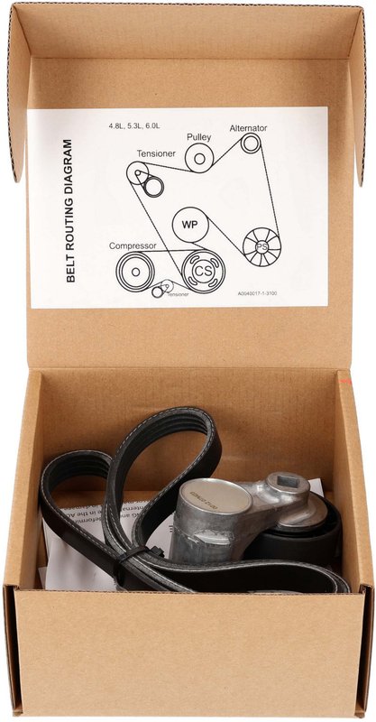 Cloyes B40017 Accessory Drive Belt Kit - Air Conditioning