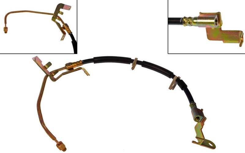 Dorman H620886 Brake Hydraulic Hose - Rear Left Inner