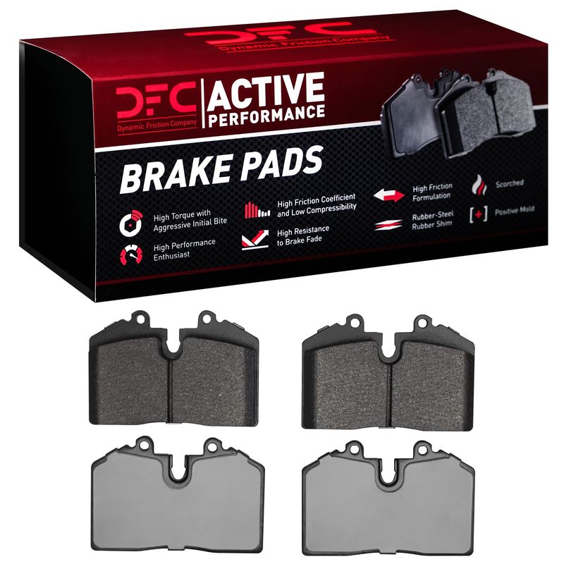 Dynamite Friction 1115-0608-09 Disc Brake Pad Set - Front or Rear