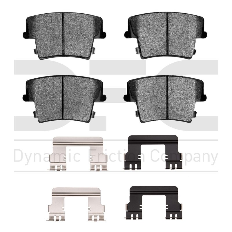 Dynamic Friction 1214-1057-12 Disc Brake Pad Set - Rear
