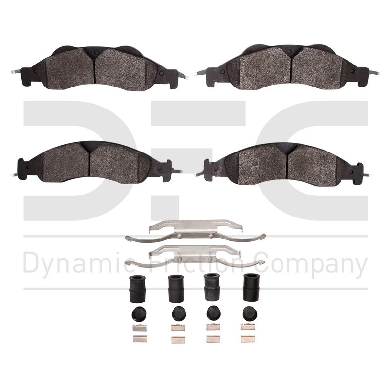 Dynamic Friction 1214-1278-01 Disc Brake Pad Set - Front