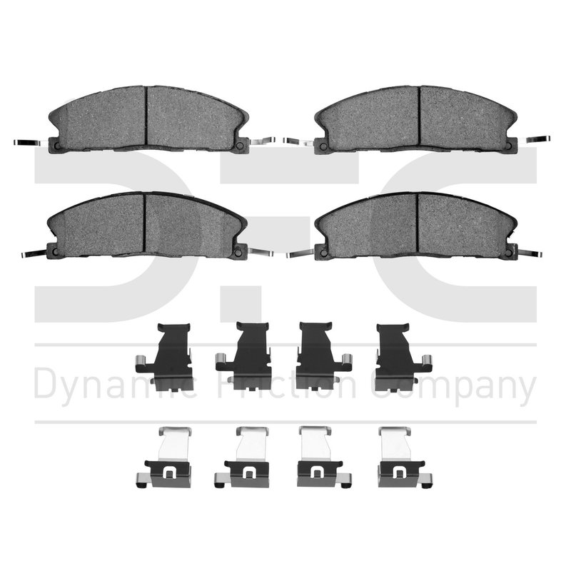 Dynamic Friction 1214-1611-12 Disc Brake Pad Set - Front