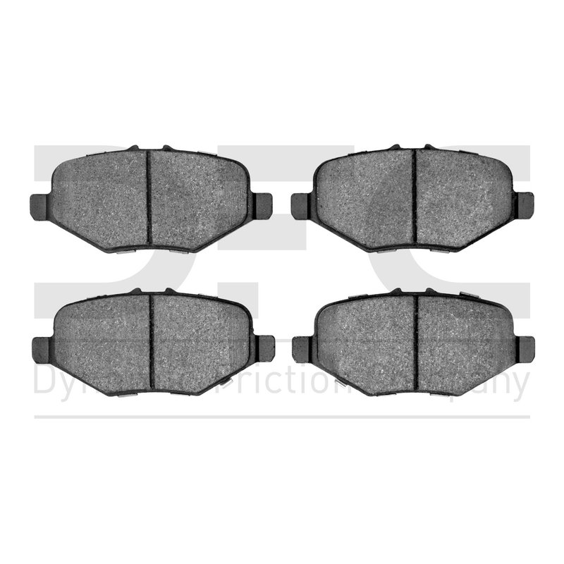Dynamite Friction 1214-1612-00 Disc Brake Pad Set - Rear