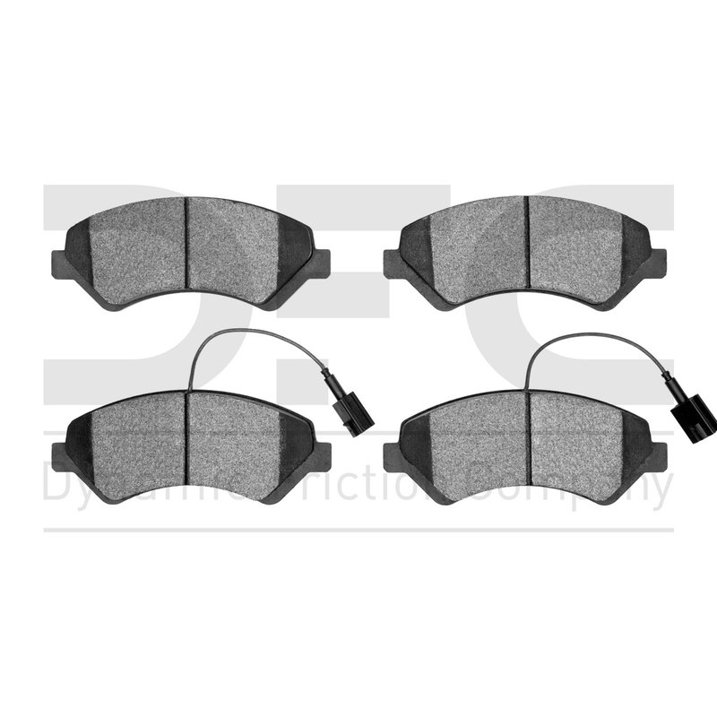 Dynamite Friction 1214-1842-00 Disc Brake Pad Set - Front