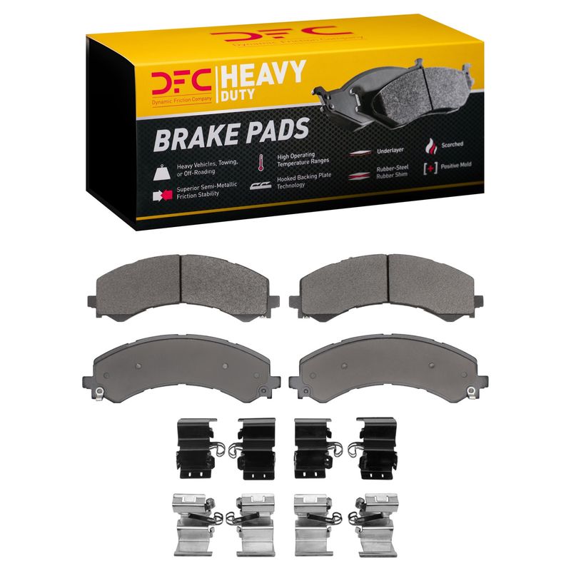 Dynamic Friction 1214-2405-01 Disc Brake Pad Set - Rear