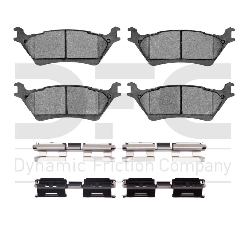 Dynamic Friction 1310-1602-01 Disc Brake Pad Set - Rear