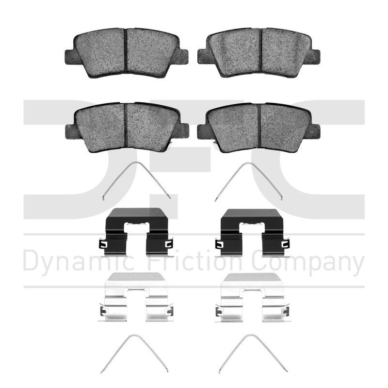 Dynamic Friction 1310-1812-01 Disc Brake Pad Set - Rear