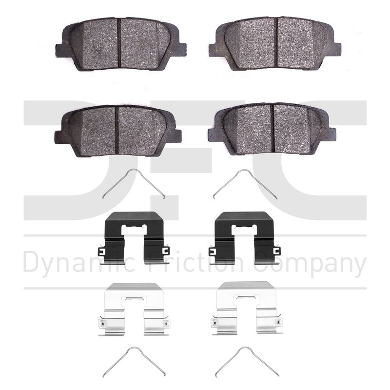 Dynamic Friction 1310-1816-01 Disc Brake Pad Set - Rear
